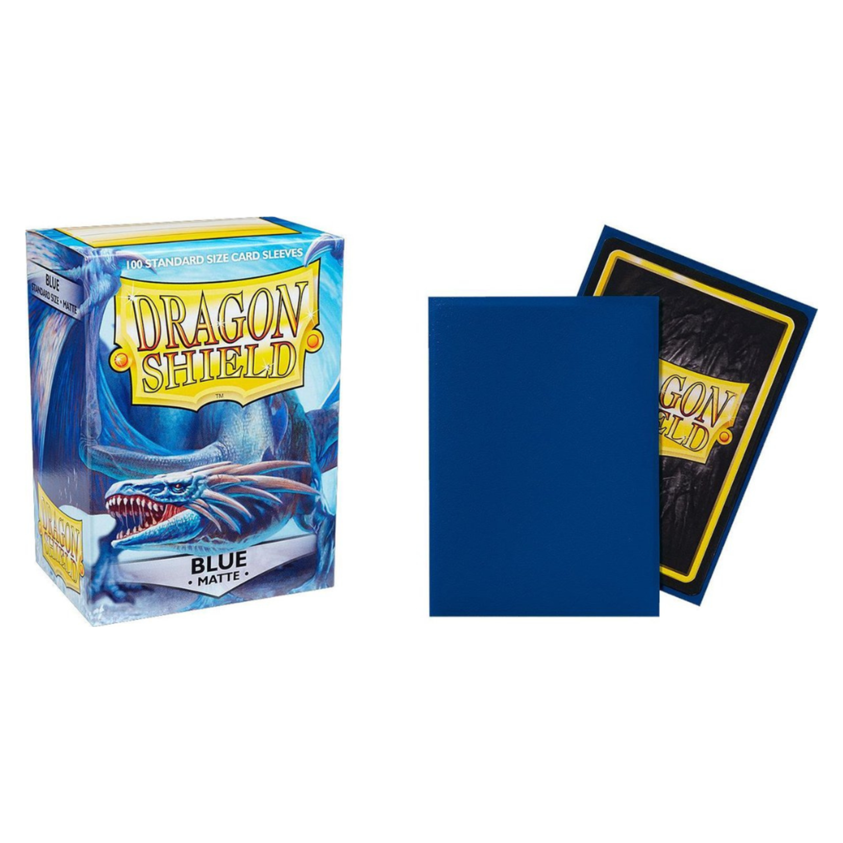 Accessoires Sleeves Dragon Shield - Matte (100) Blue