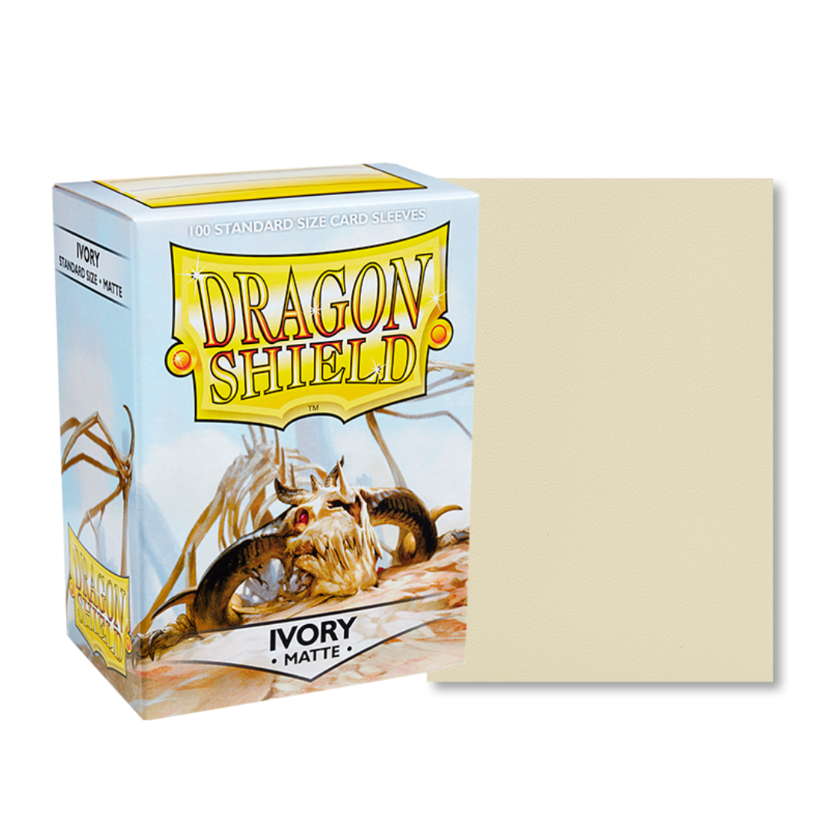 Accessoires Sleeves Dragon Shield - Matte (100) Ivory