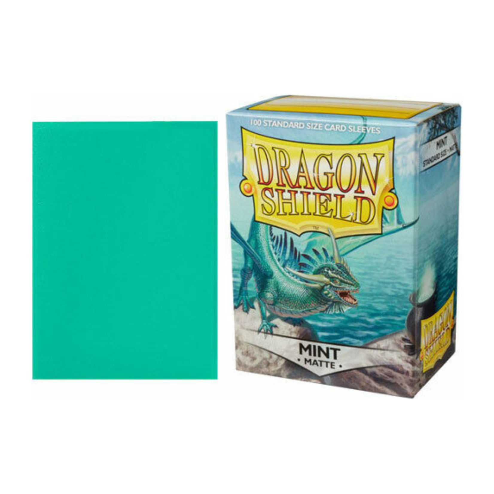 Accessoires Sleeves Dragon Shield - Matte (100) Mint