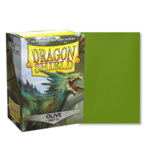 Sleeves Dragon Shield - Matte (100) Olive