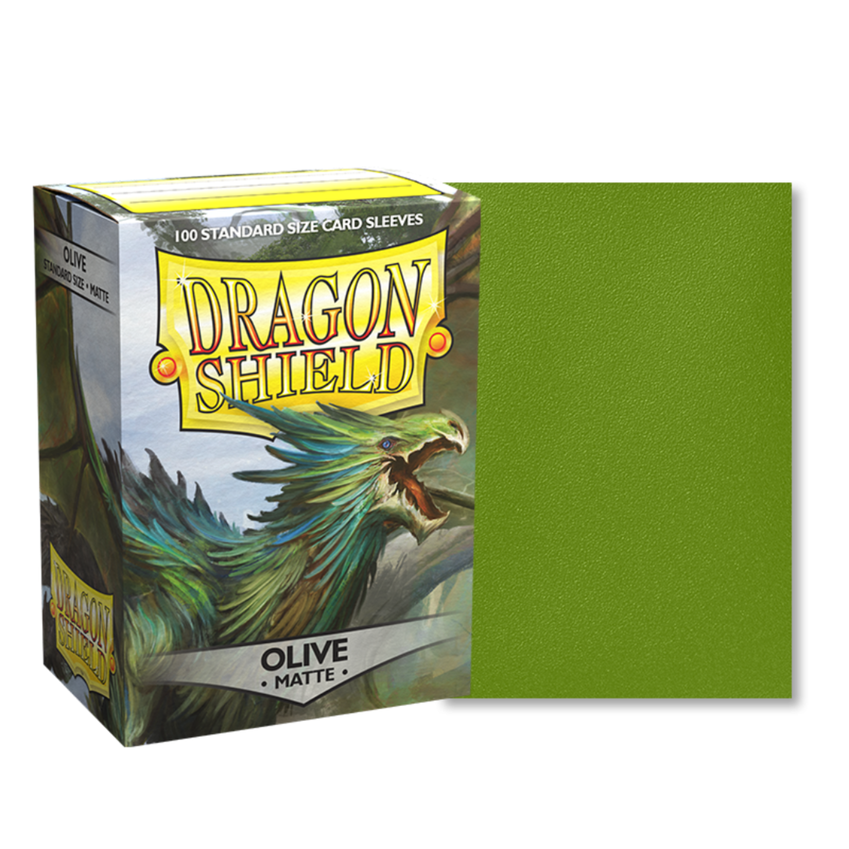 Dragon Shield Sleeves Dragon Shield - Matte (100) Olive