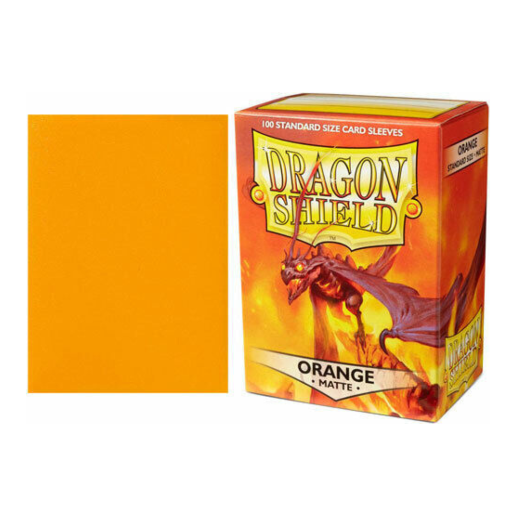 Dragon Shield Sleeves Dragon Shield - Matte (100) Orange