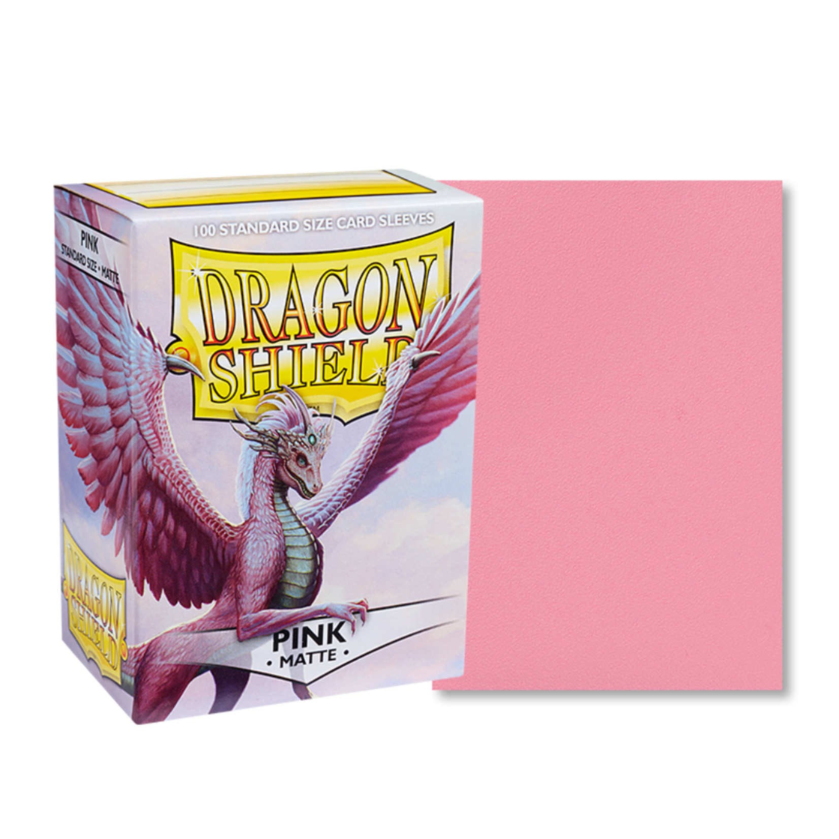 Dragon Shield Sleeves Dragon Shield - Matte (100) Pink