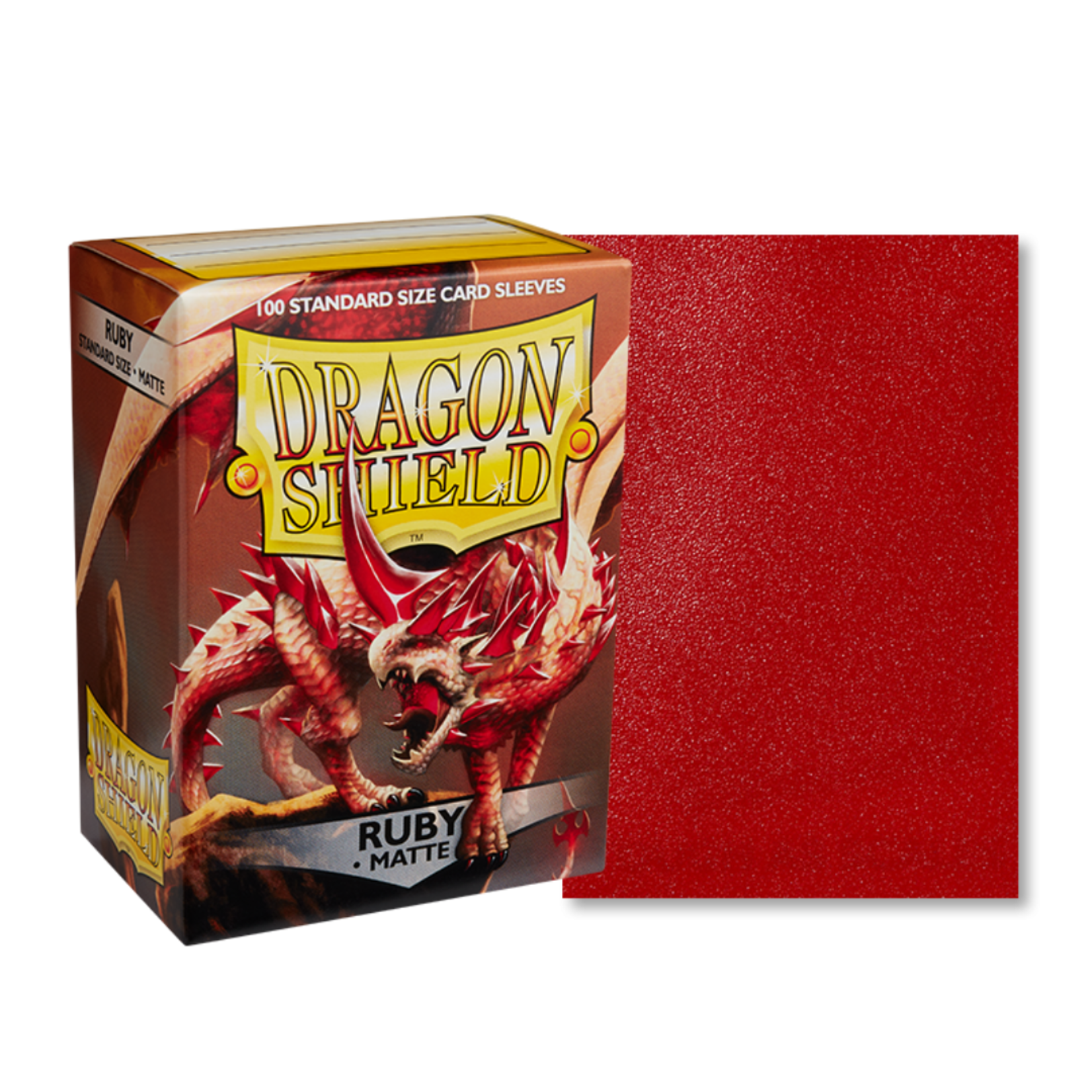 Accessoires Sleeves Dragon Shield - Matte (100) Ruby