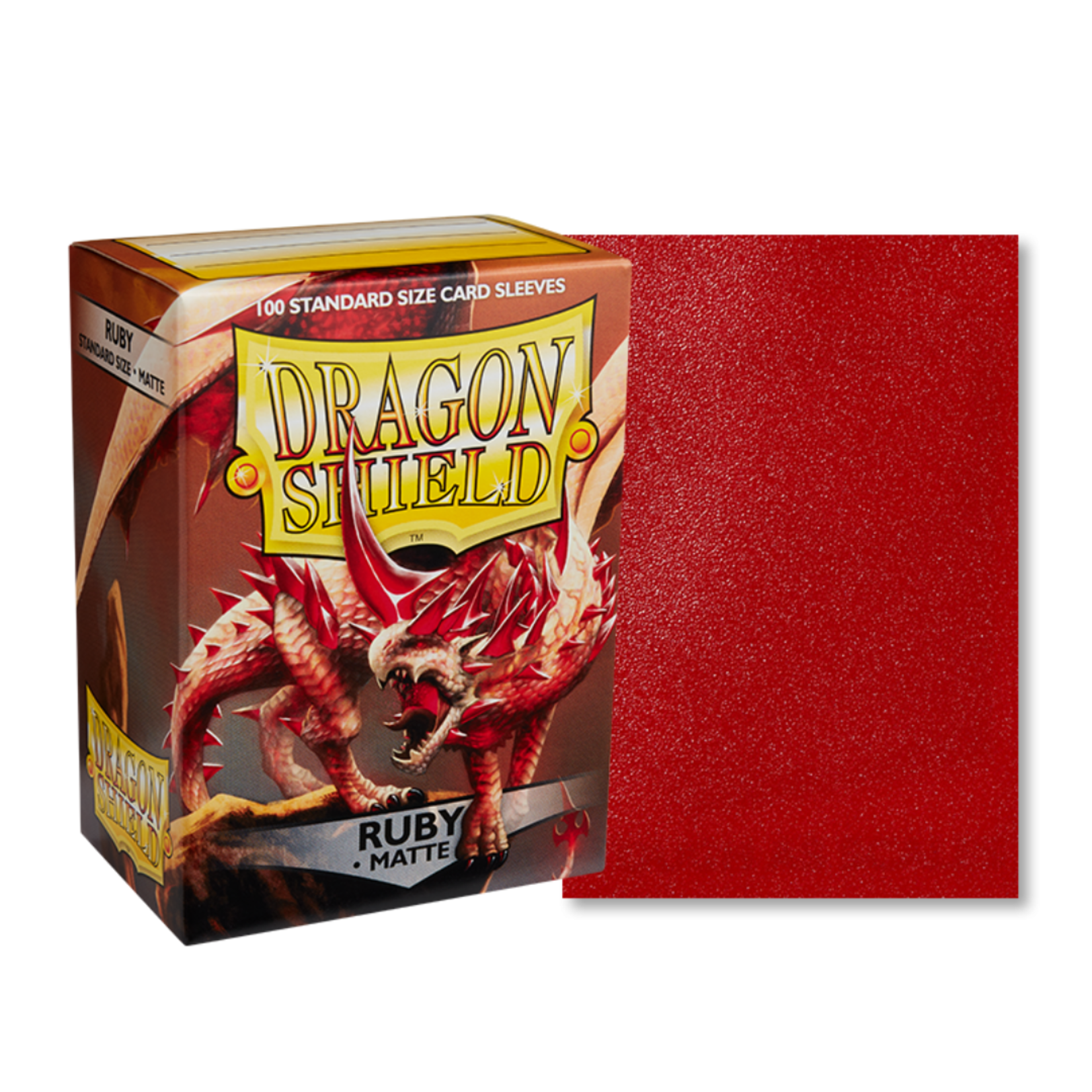 Dragon Shield Sleeves Dragon Shield - Matte (100) Ruby