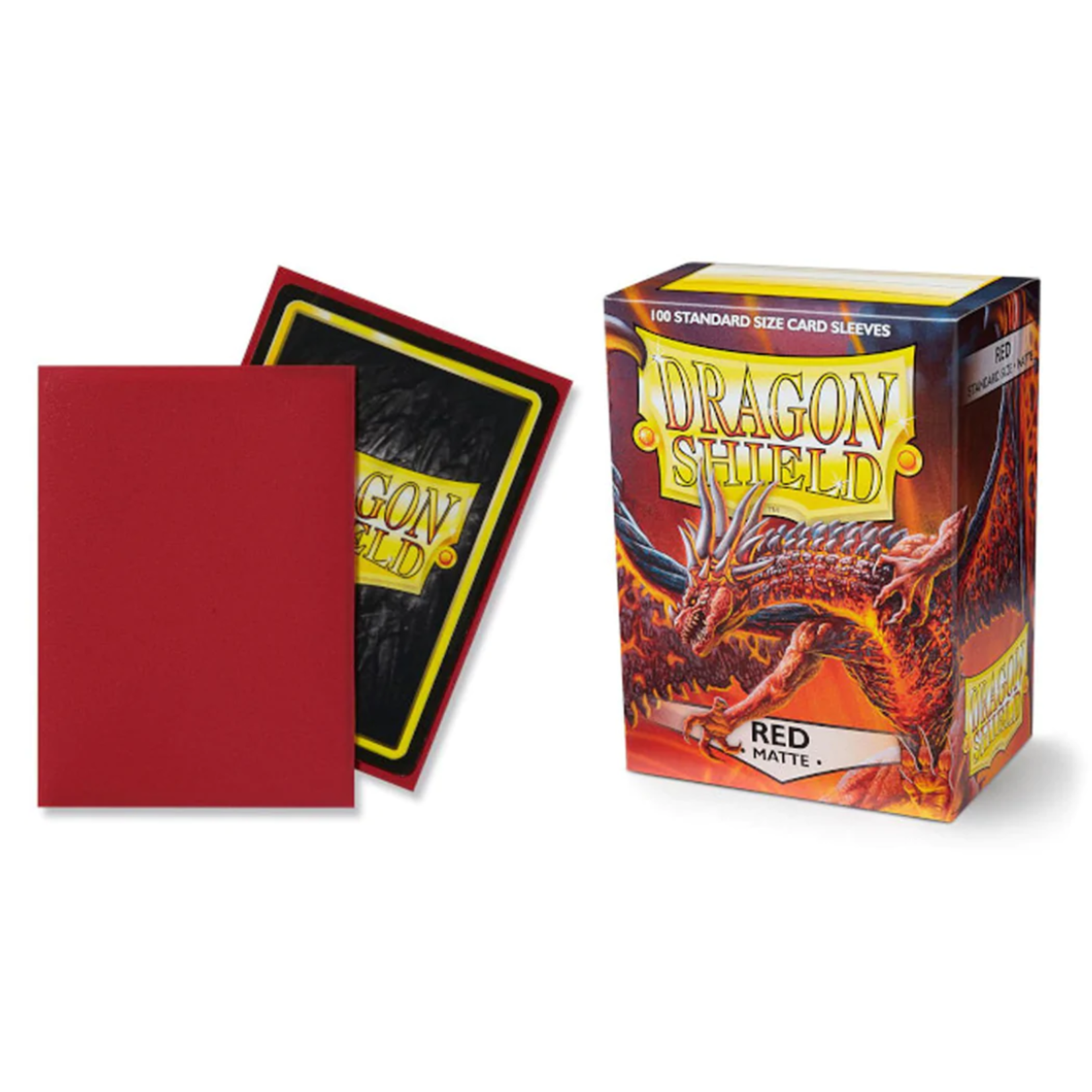 Sleeves Dragon Shield - Matte (100) Red