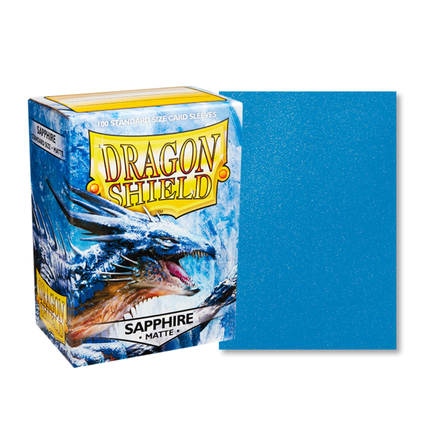 Accessoires Sleeves Dragon Shield - Matte (100) Sapphire