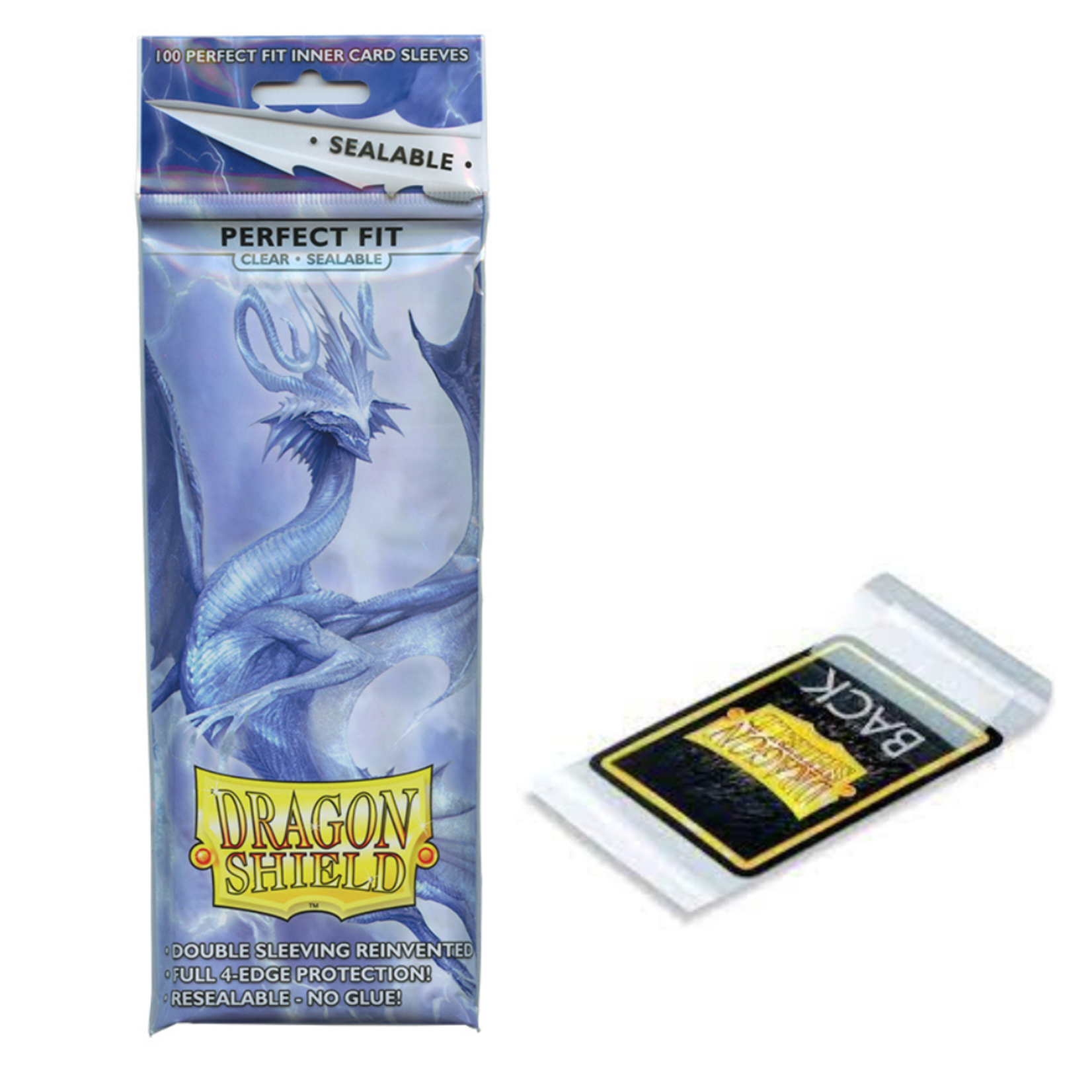 Accessoires Sleeves Dragon Shield Perfect Fit Sealable (100) Clear