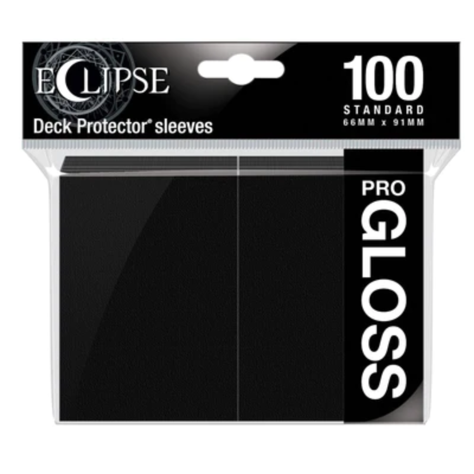 Ultra Pro Sleeves Eclipse Pro Gloss - 100 ct Jet Black