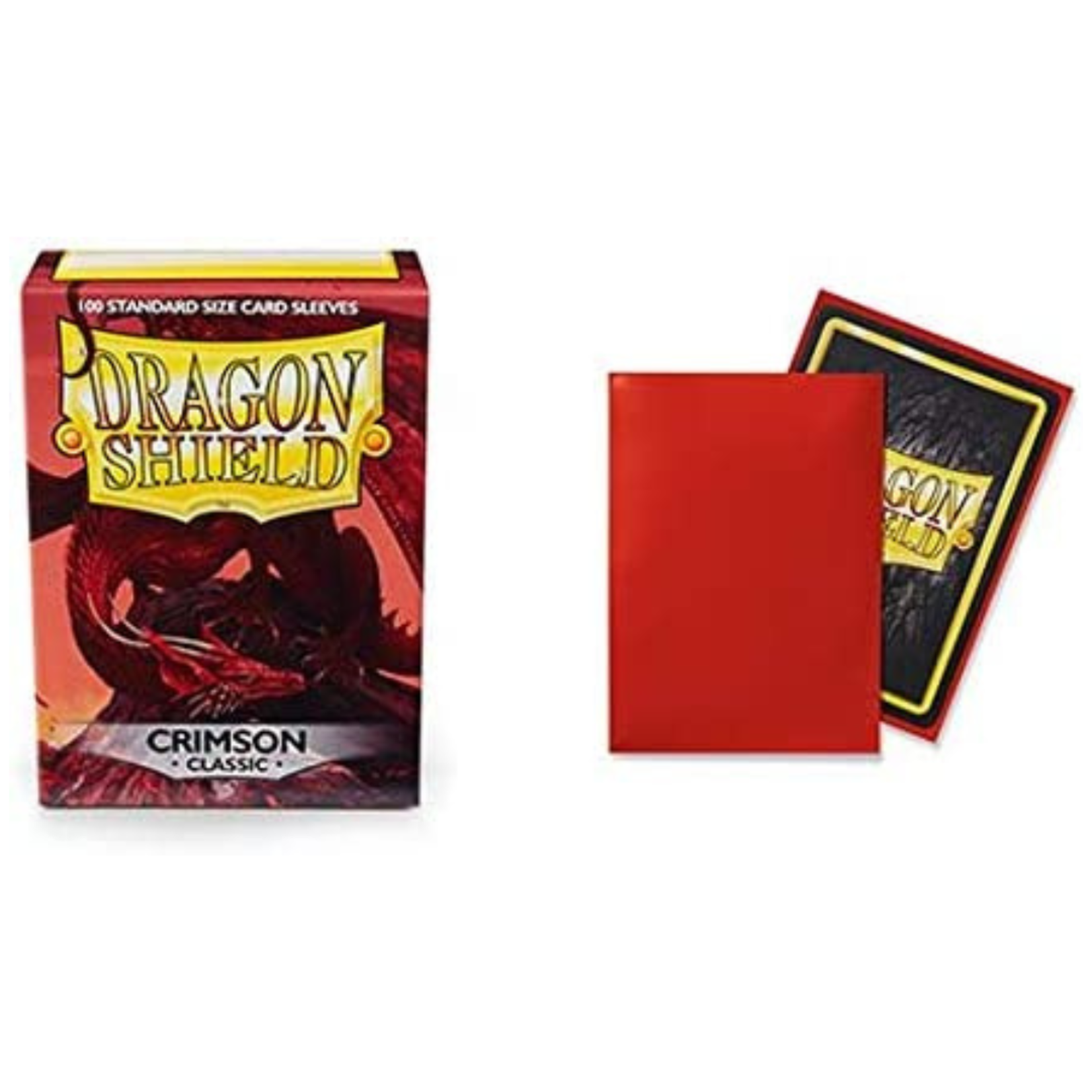 Sleeves Dragon Shield - Classic (100) Crimson