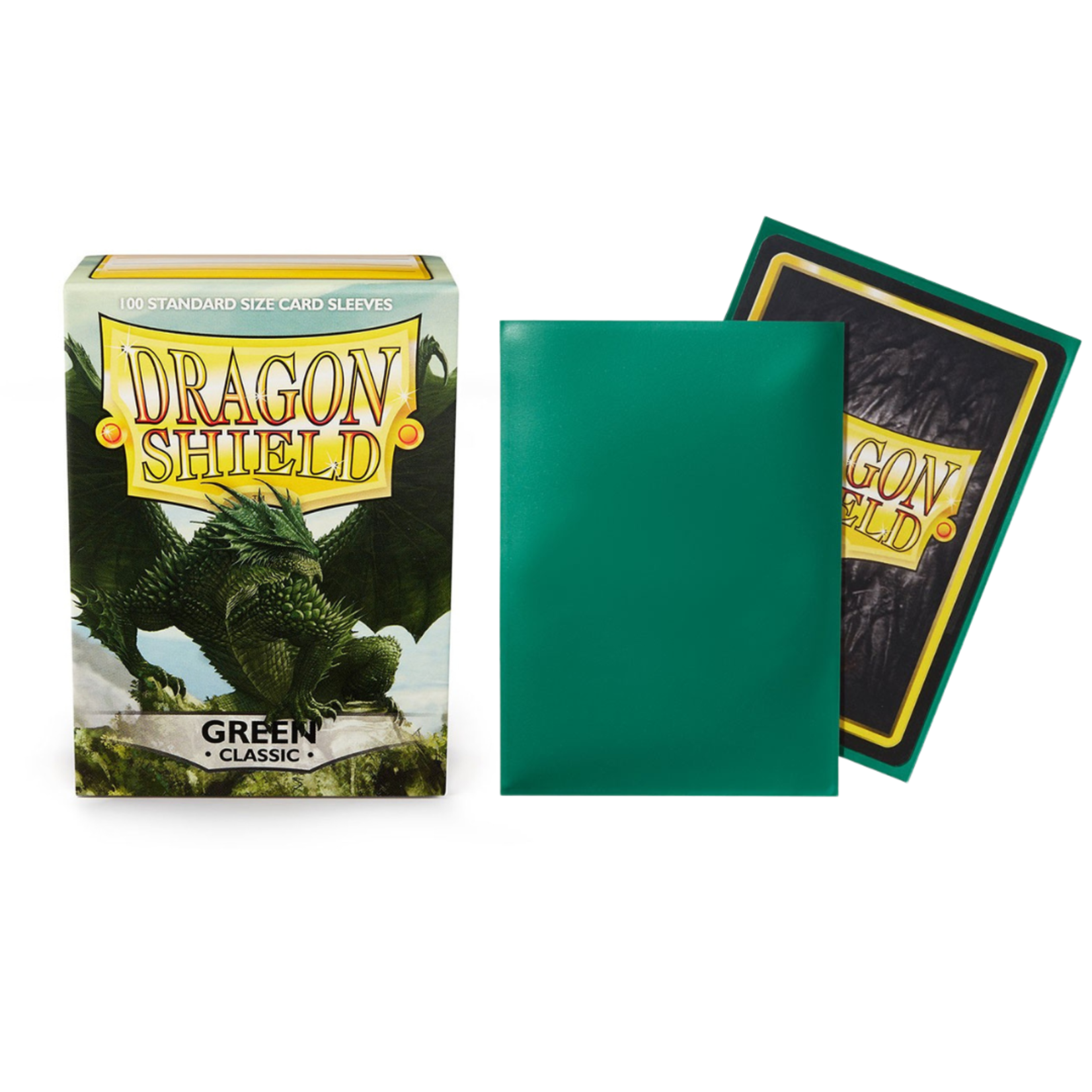 Accessoires Sleeves Dragon Shield - Classic (100) Green