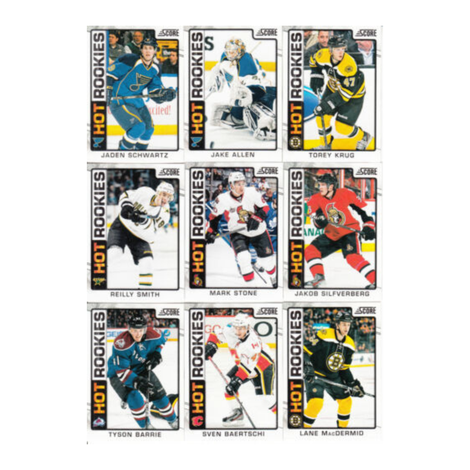 Hockey - Complete Set - 2012-13 Score (1-548)