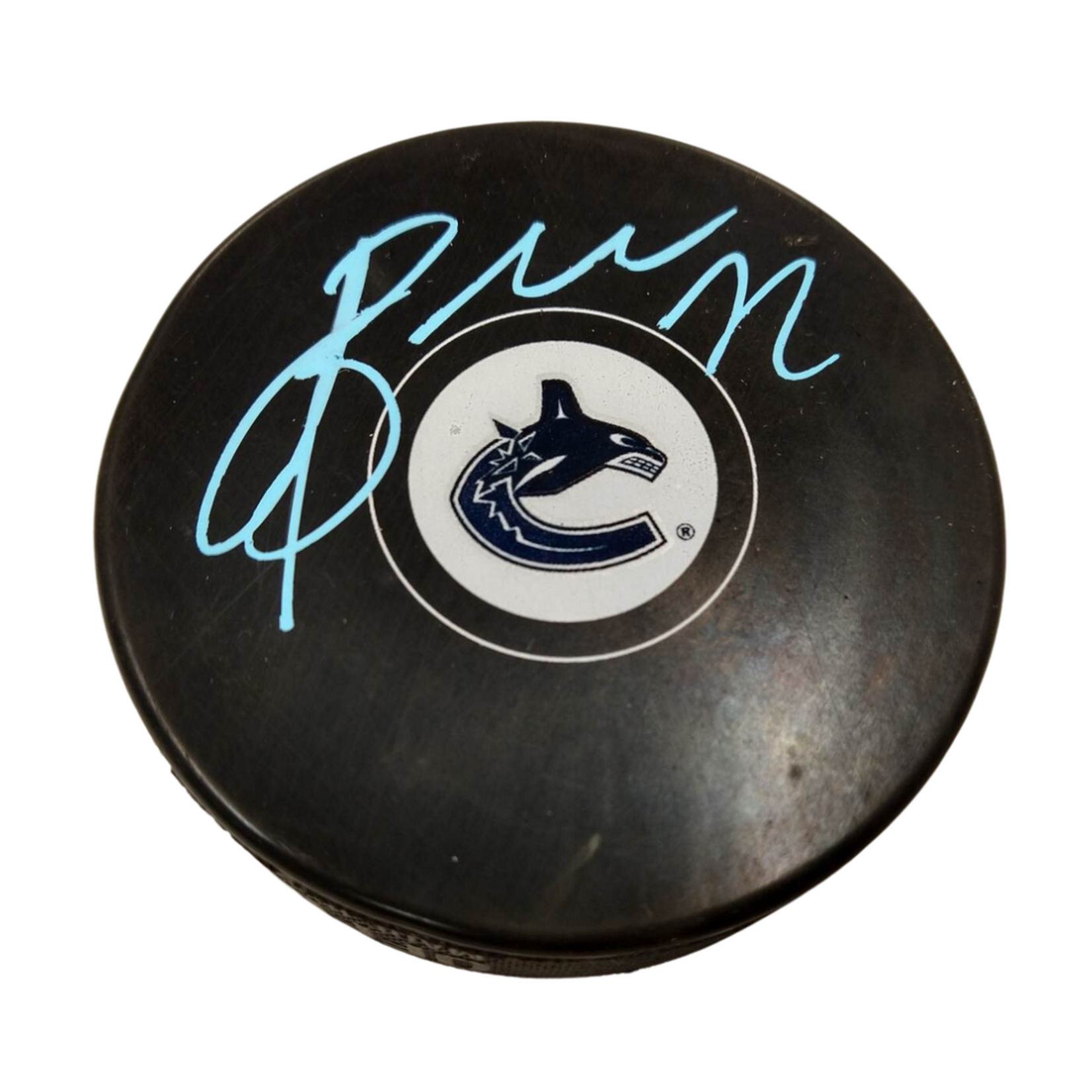 Rondelle Autographiée - Anthony Beauvillier - Small Logo - Blue Ink