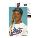 Baseball Photo Autographiée 3.5x5.5 - Moises Alou