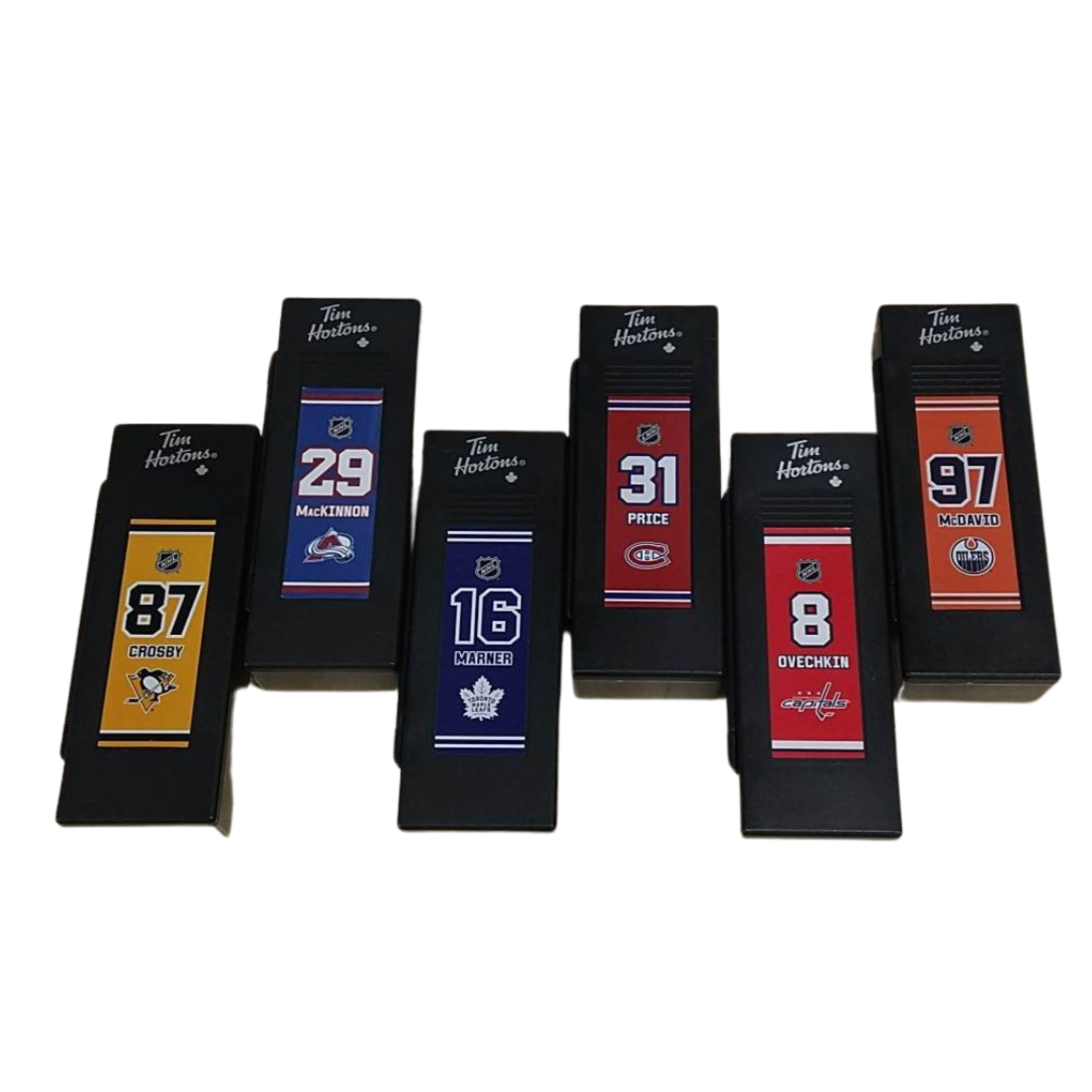 Hockey - 2019 Tim Hortons Collectable Sticks - Complete Set (6) (No Boxes)