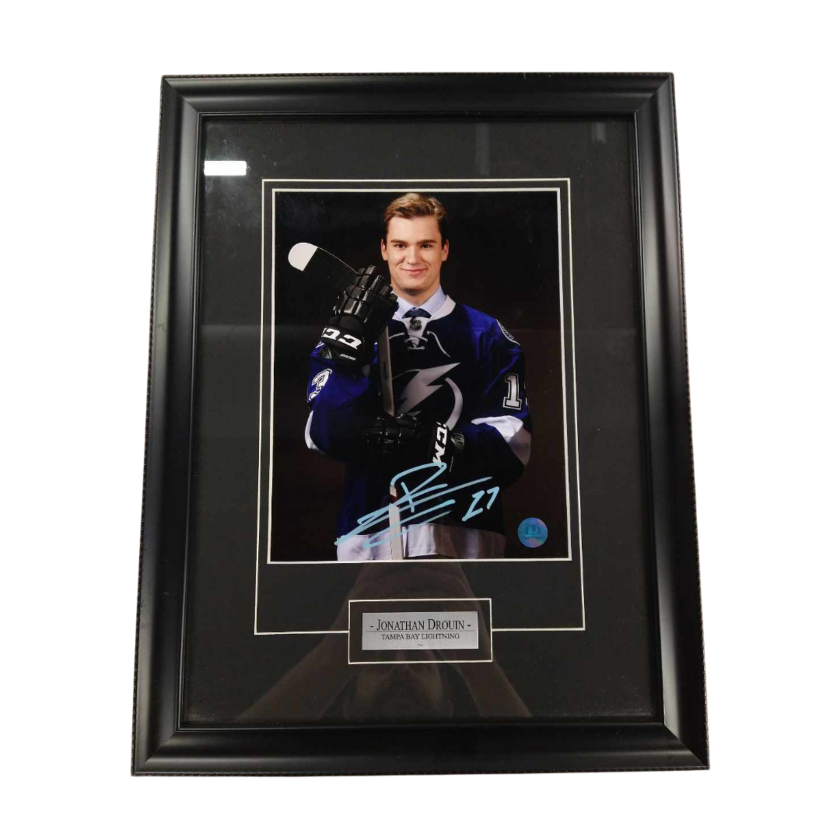 Hockey Cadre Autographié 14x18 - Jonathan Drouin