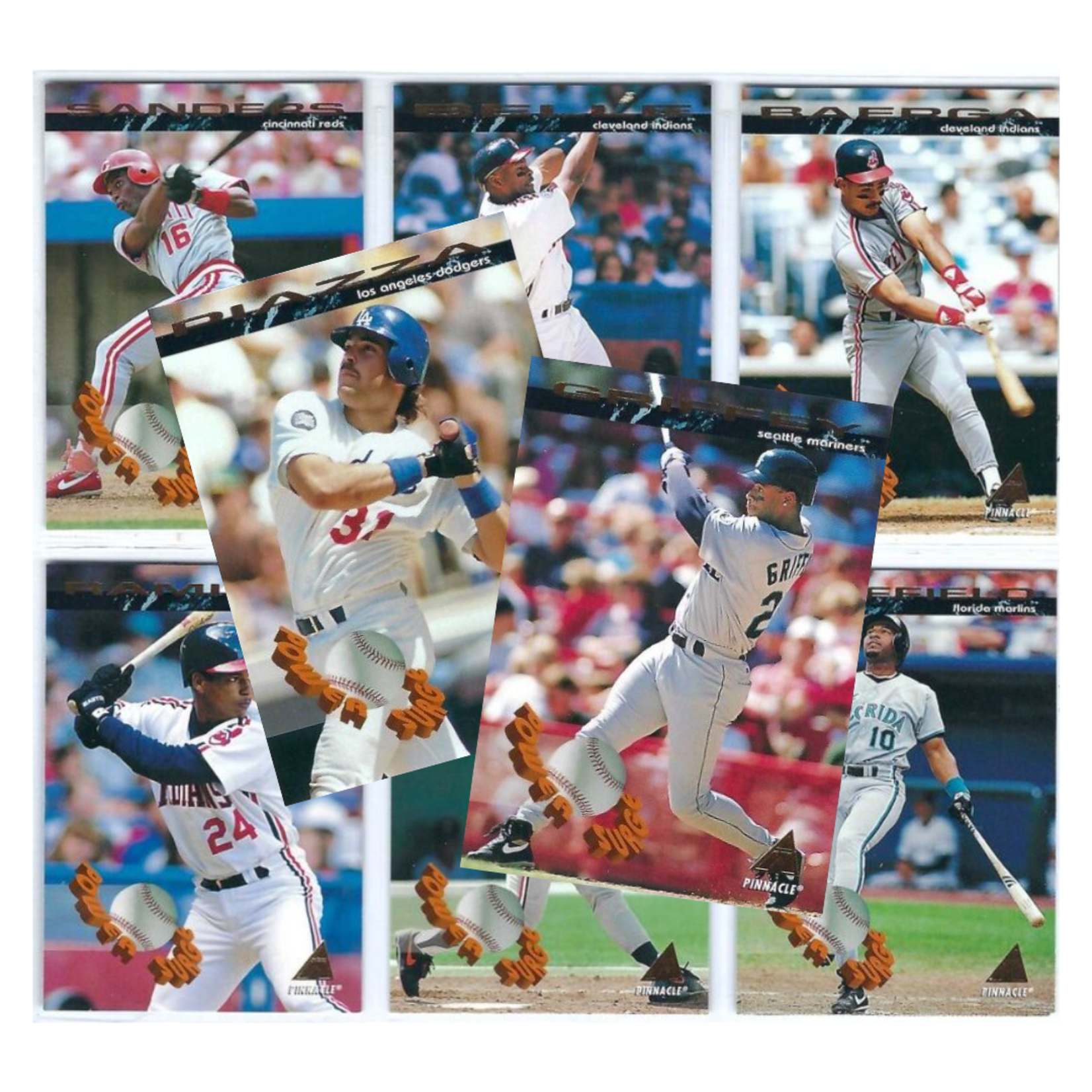 Baseball Baseball - Complete Set - 1994 Pinnacle Power Surge (PS1-PS25)