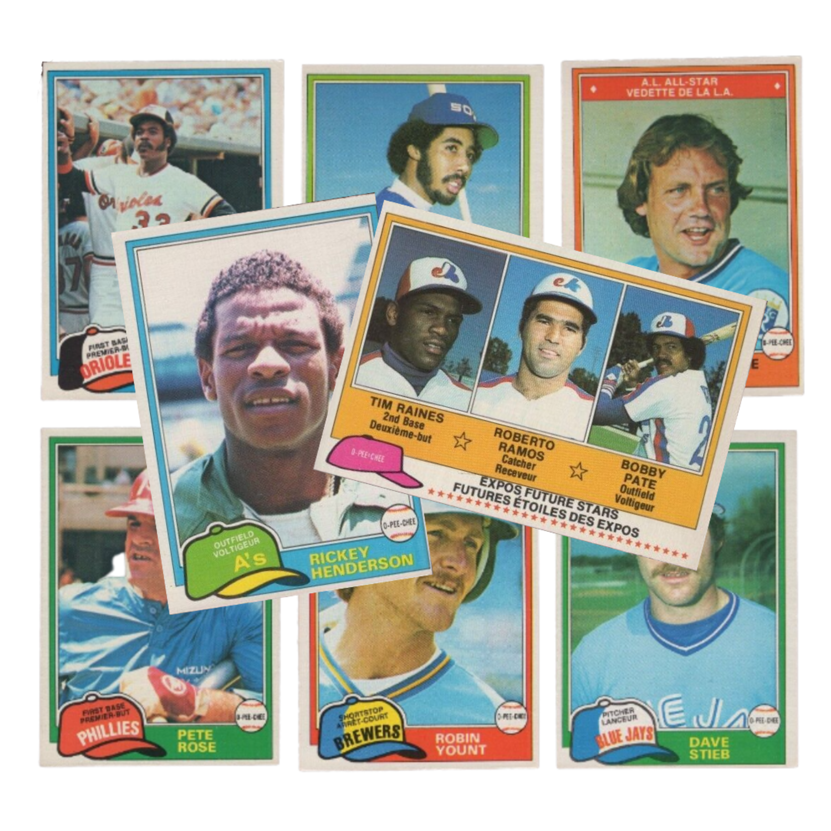 Baseball Baseball - Complete Set - 1981 O-pee-Chee (1-374)