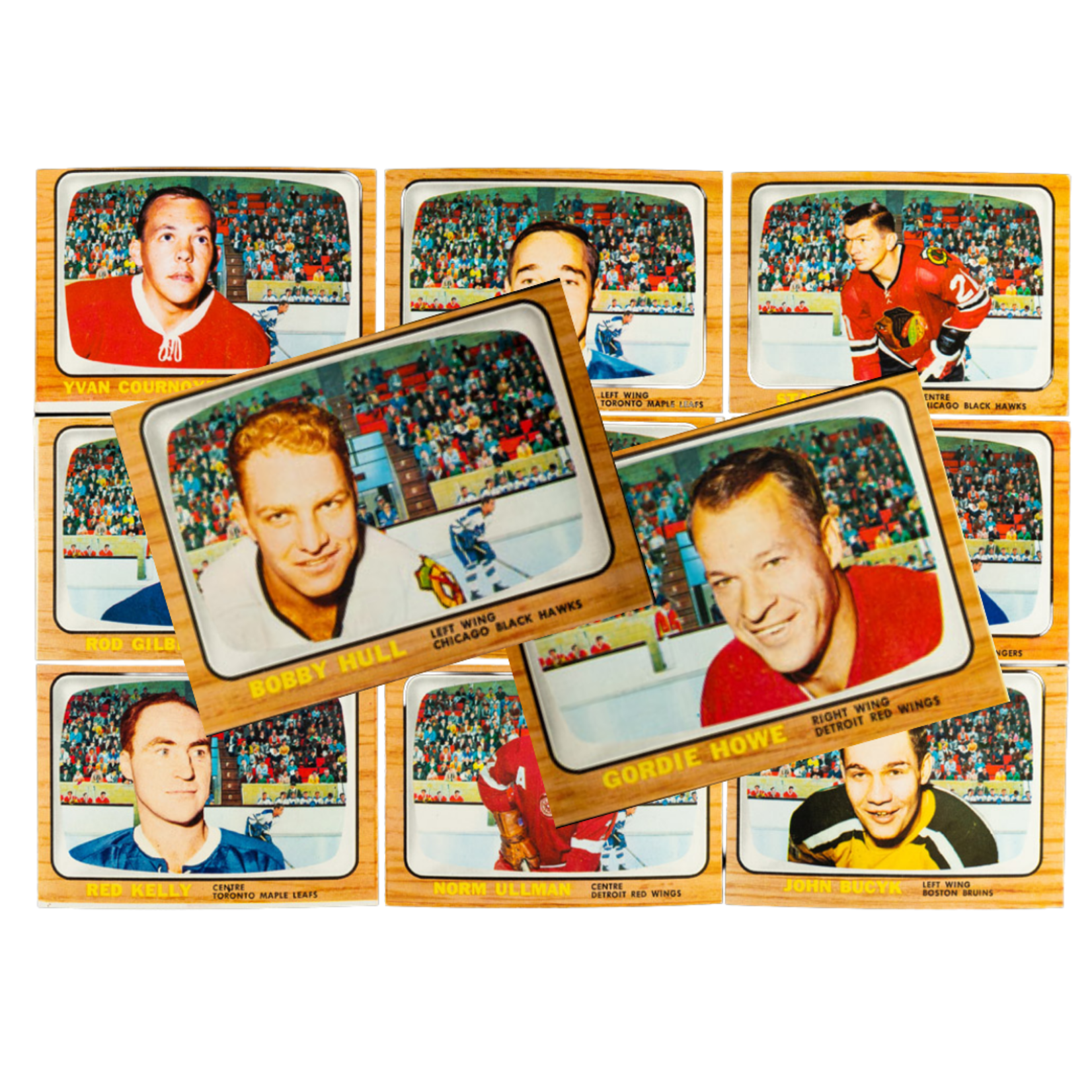 1967-68 TOPPS HOCKEY NHL #66 First Checklist marked (1-66) VG-EX