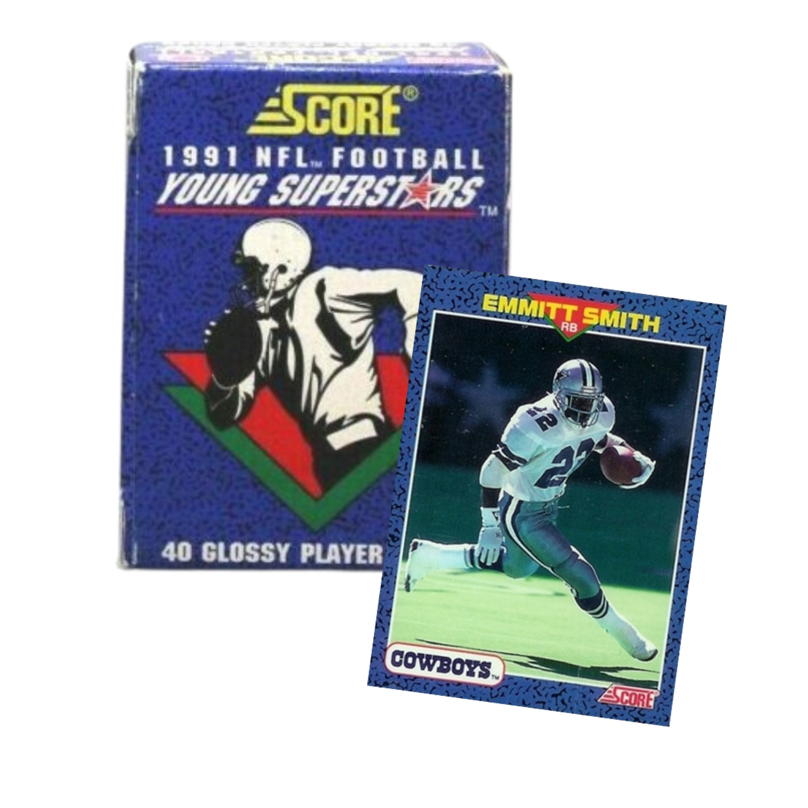 Football Football - Complete Set - 1991 Score Young Superstars (1-40)