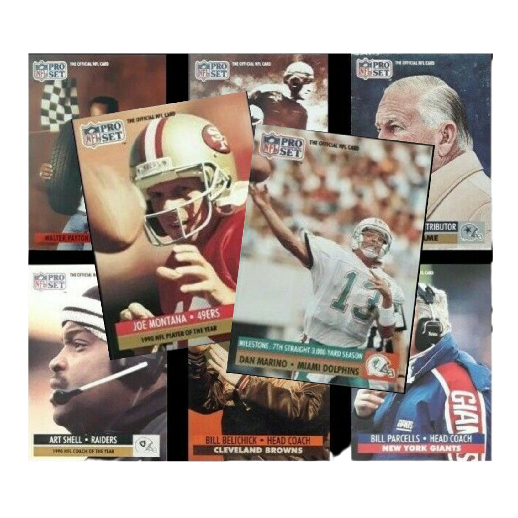 Football Football - Complete Set - 1991 Pro Set Series 1 (1-405)