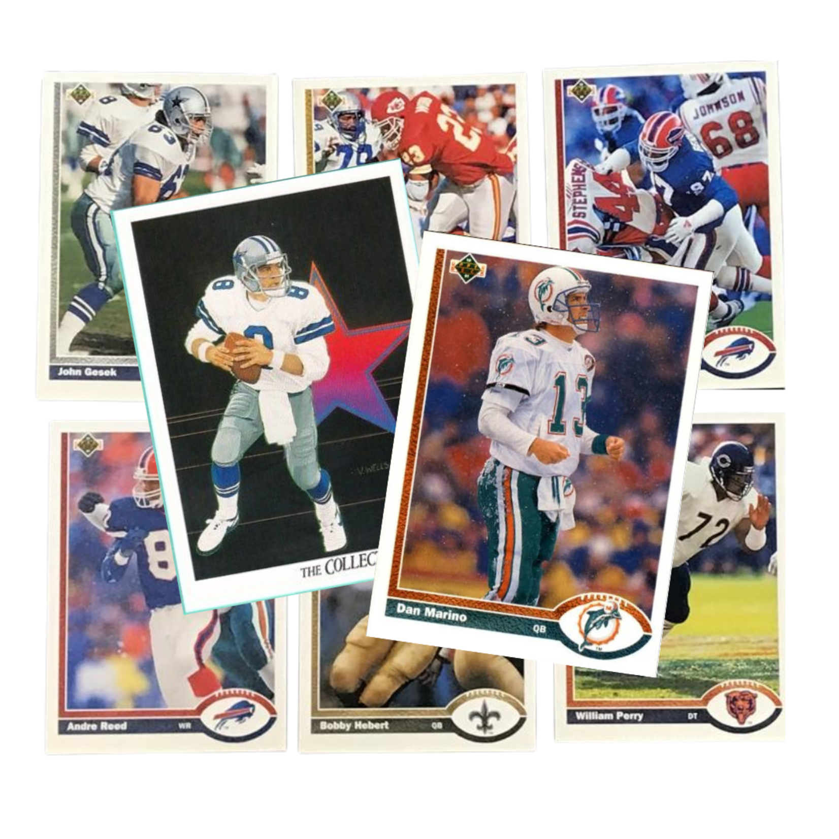 Football Football - Complete Set - 1991 Upper Deck (1-700)