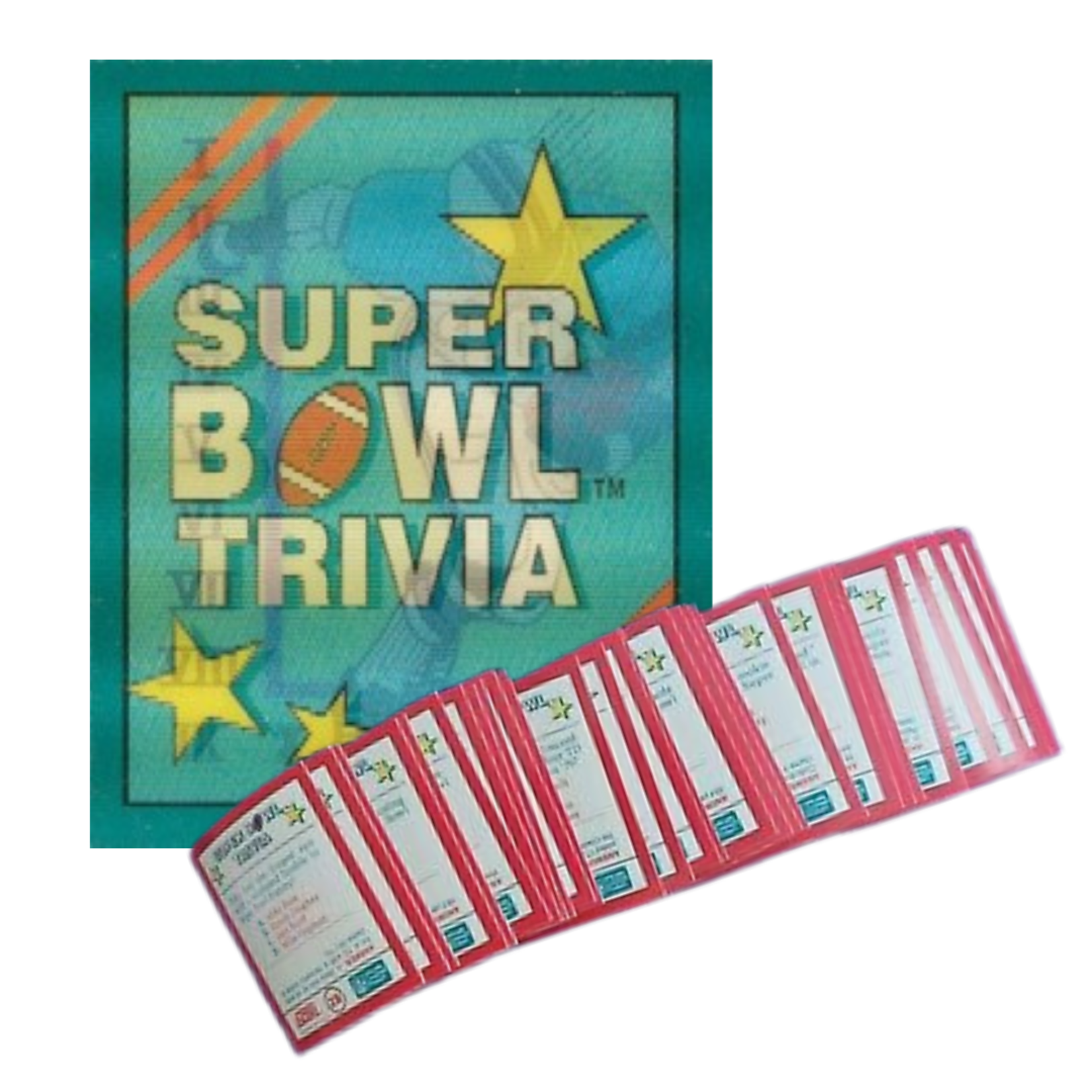 Football Football - Complete Set - 1990 Score Super Bowl Trivia (1-28)