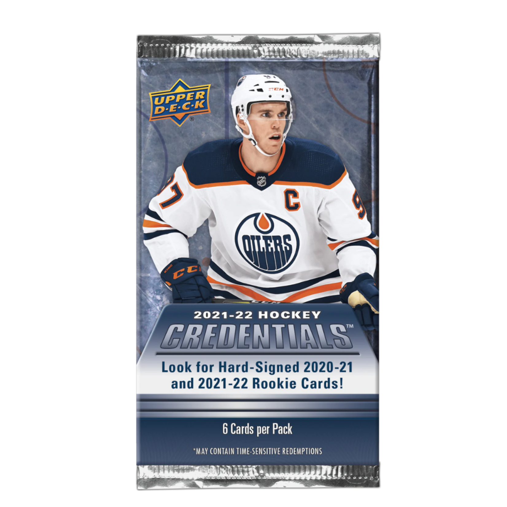 Hockey Hockey 2021-22 UD Credentials - Hobby Pack