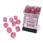 Chessex Kit de Dés Chessex Borealis Pink/Silver 36d6