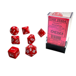 Chessex Kit de Dés Chessex Opaque Red/White 7-Die