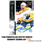 Carte Upper Deck Autographiée - Alexandre Carrier (CJE)