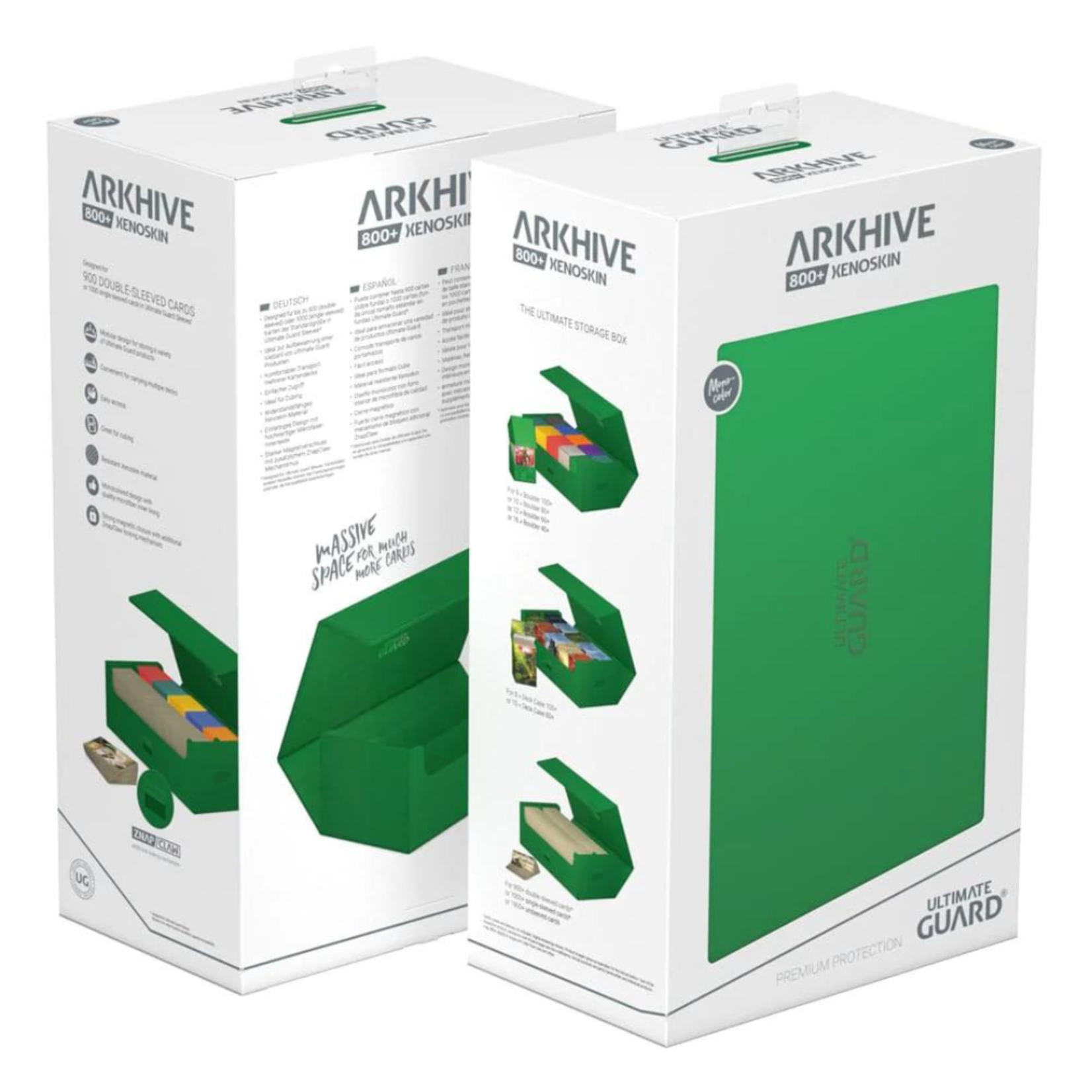 Ultimate Guard Arkhive 800+ Monocolor Green