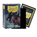 Accessoires Sleeves Dragon Shield Outer (100) - Matte Black