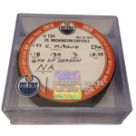 Rondelle Game-Used - But de Connor McDavid
