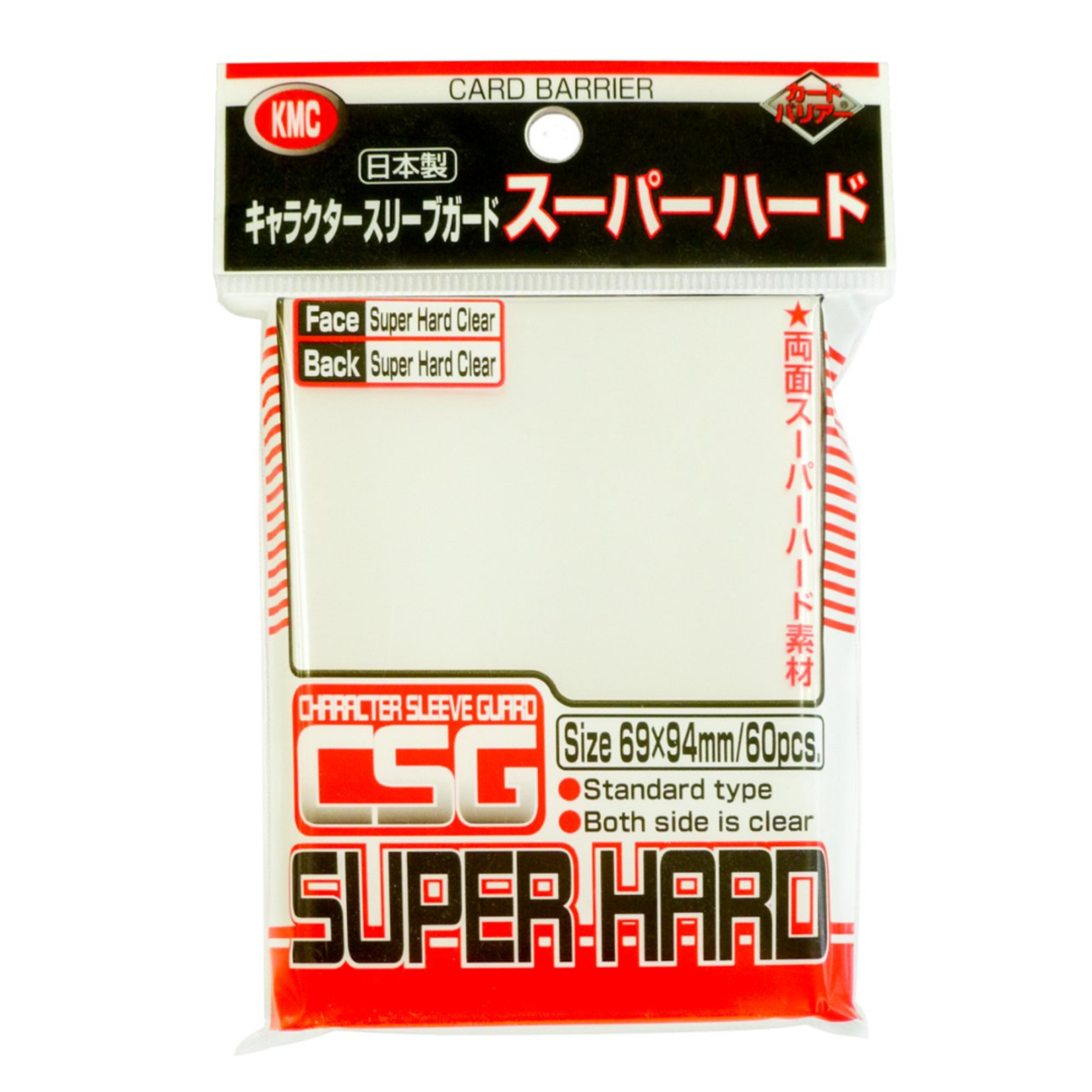Accessoires Sleeves Super Hard Clear (60)