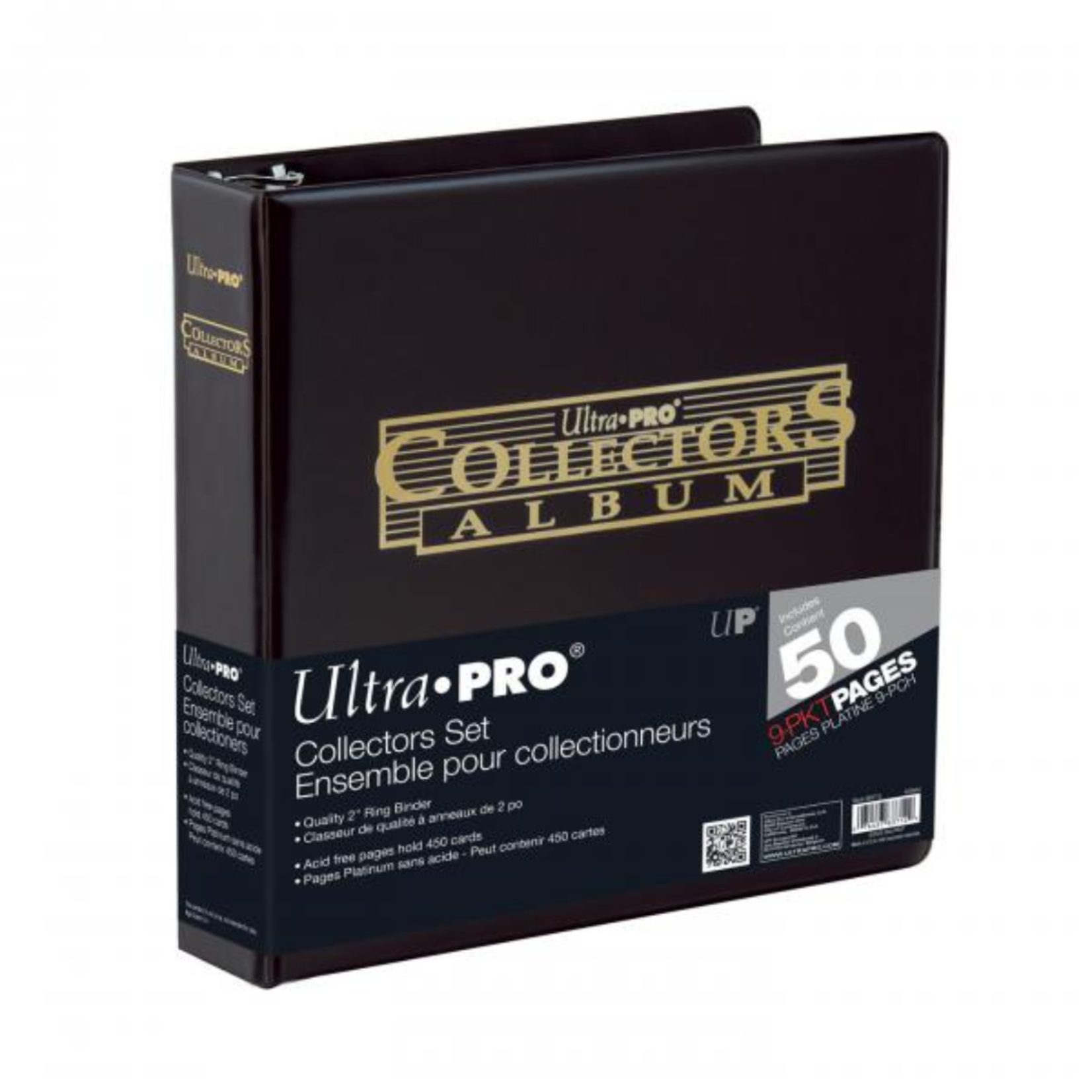 Ultra Pro Cartable 3 Anneaux - Collectors Black + 50 Pages
