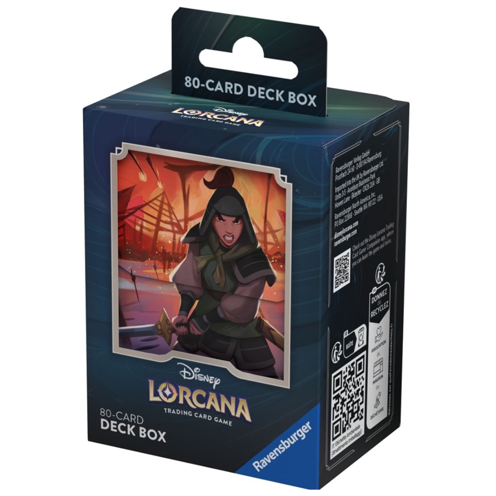 Deck Box Lorcana (80) - Rise Of The Floodborn - Mulan