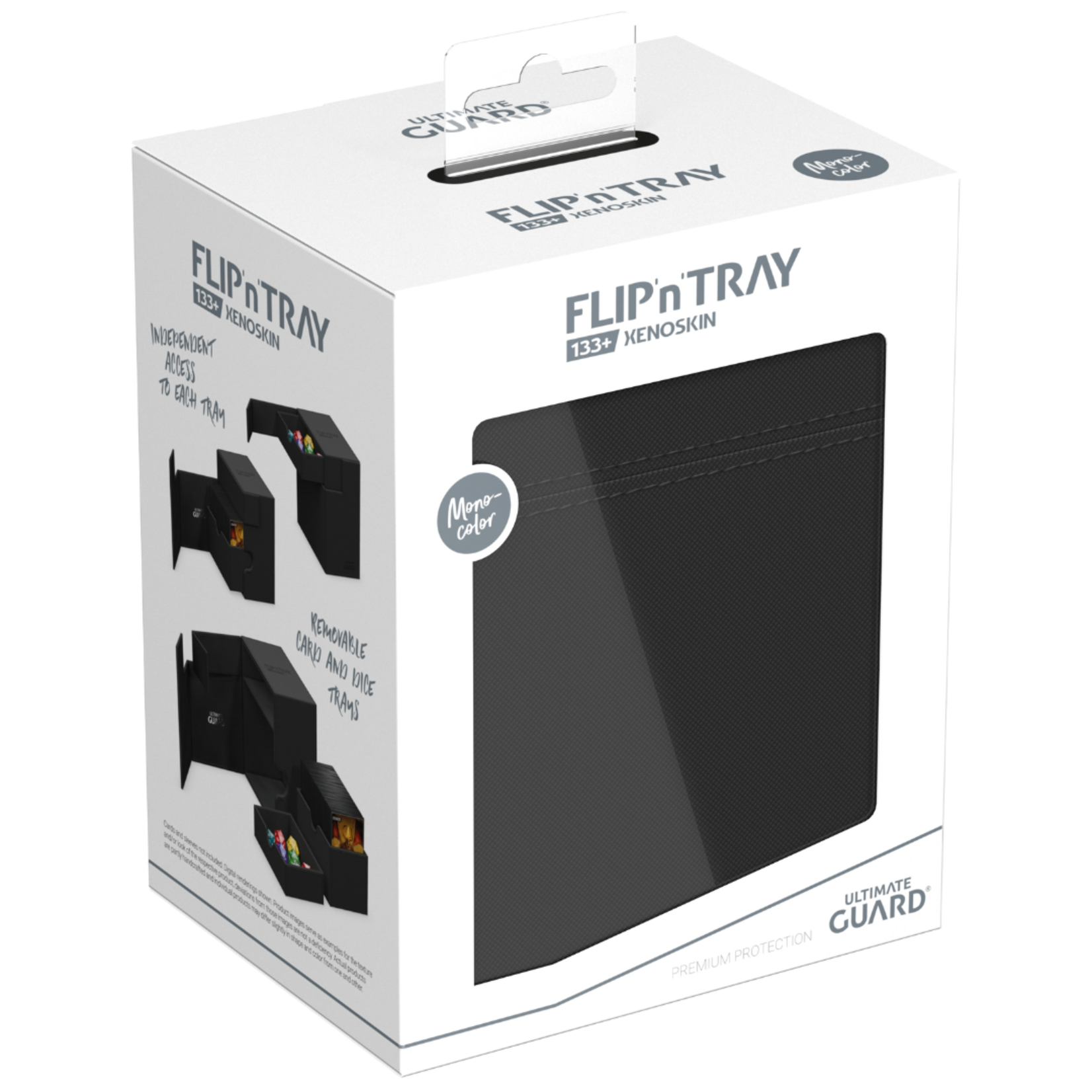 Accessoires Deck Box Flip'n'Tray - 133+ Monocolored Black