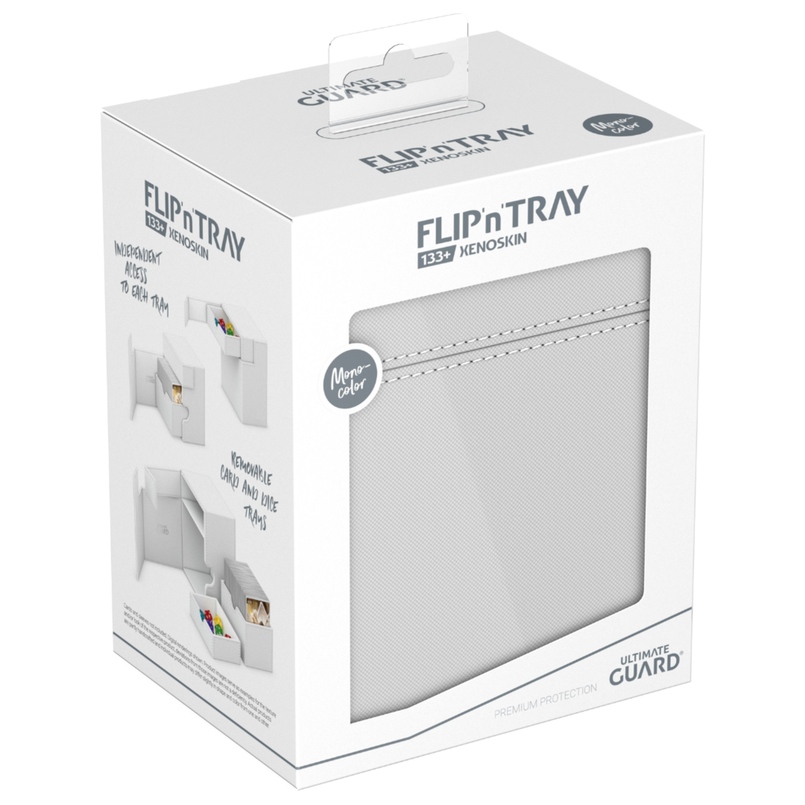 Accessoires Deck Box Flip'n'Tray - 133+ Monocolored White