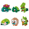 Mininano Pokemon Type Grass Kit of 6