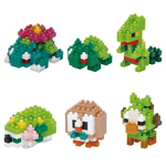 Pokemon Mininano Pokemon Type Grass Kit of 6
