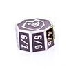 Die Hard Dice Metal Dice - Tarmogoyf Counter - Silver/Black