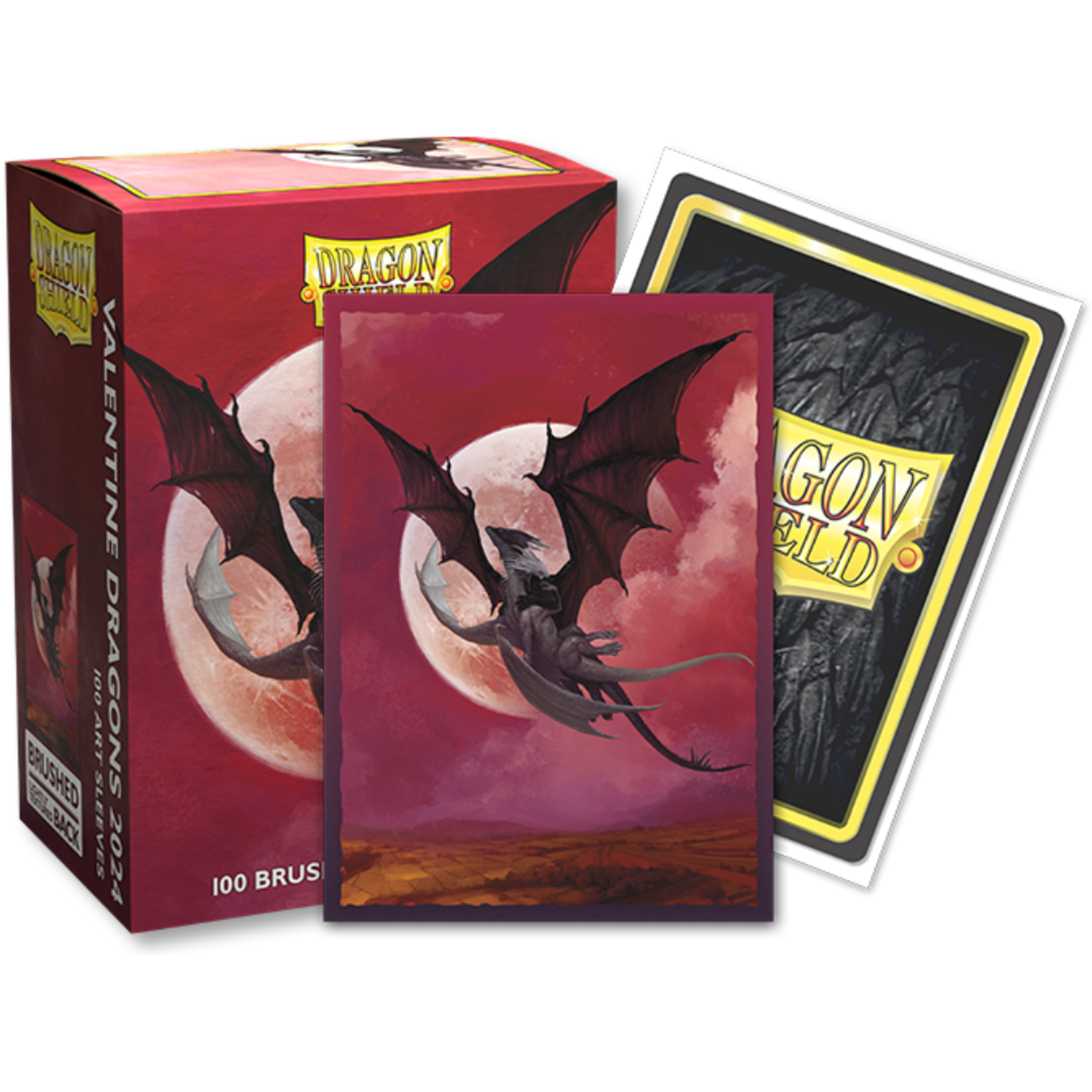 Accessoires Sleeves Dragon Shield - Art Matte (100) Valentine 2024