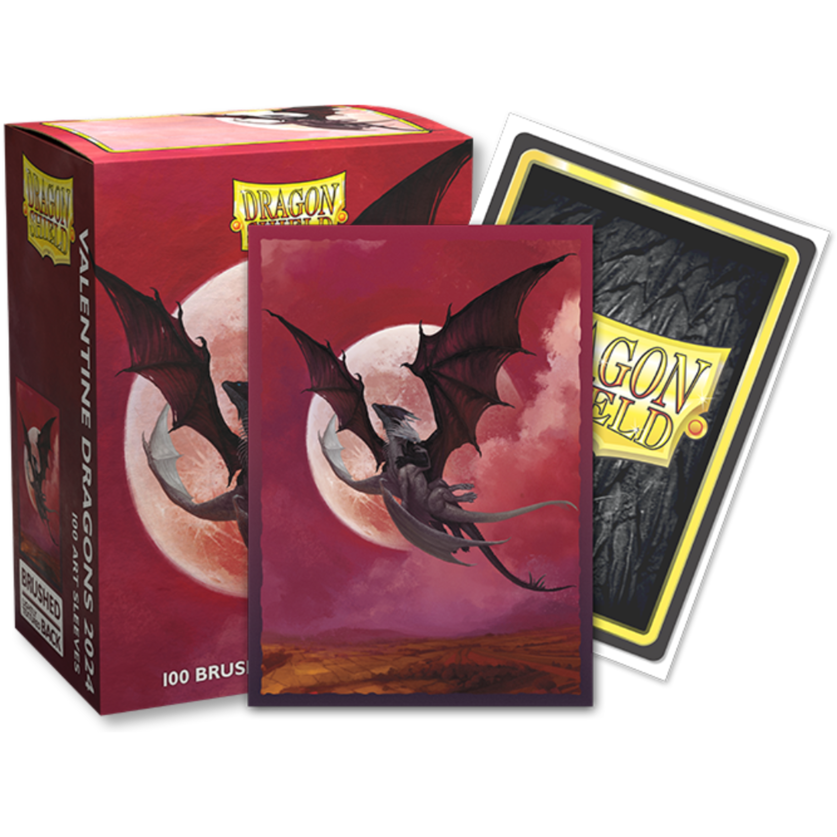 Sleeves Dragon Shield - Art Matte (100) Valentine 2024