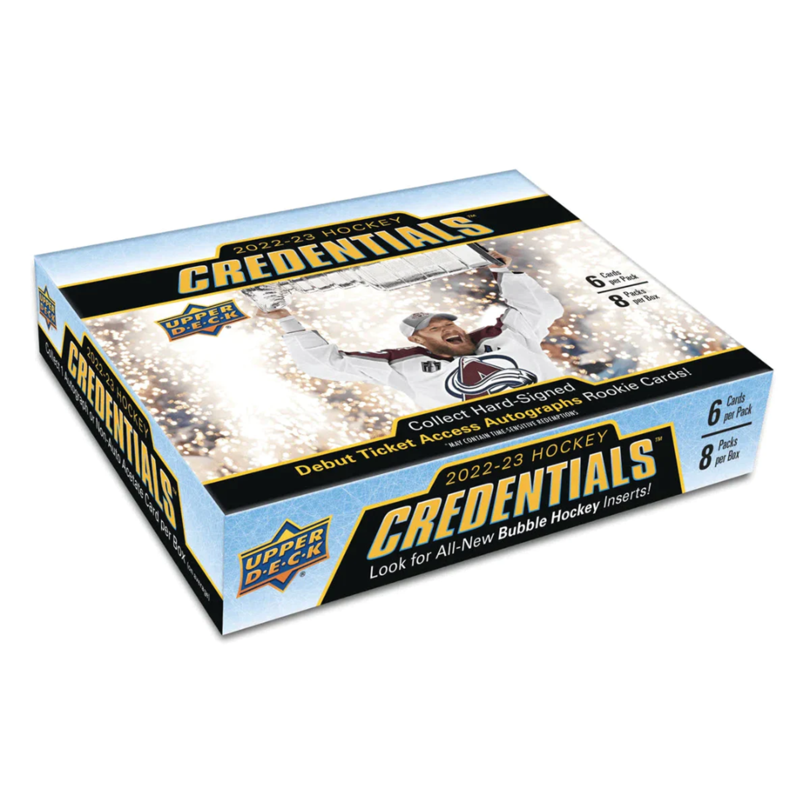 Upper Deck Demandez un prix - Hockey 2022-23 UD Credentials - Hobby Box