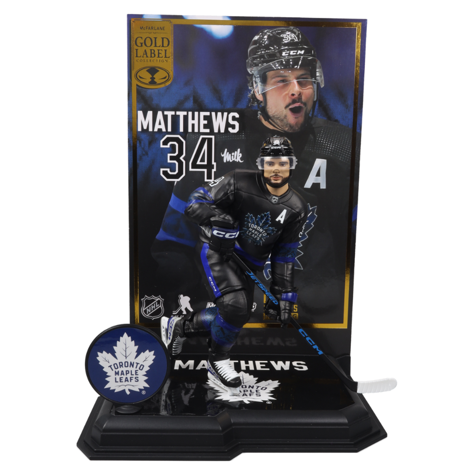 Hockey Figurine Hockey 7" - SportsPicks NHL Legacy - Auston Matthews (Gold Label)
