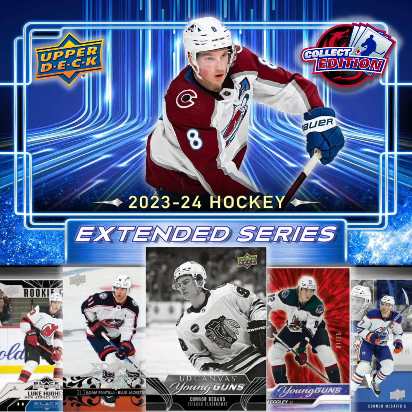 Upper Deck Demandez un prix - Hockey 2023-24 Series 3 Extended - Hobby Box (Pre-Order)