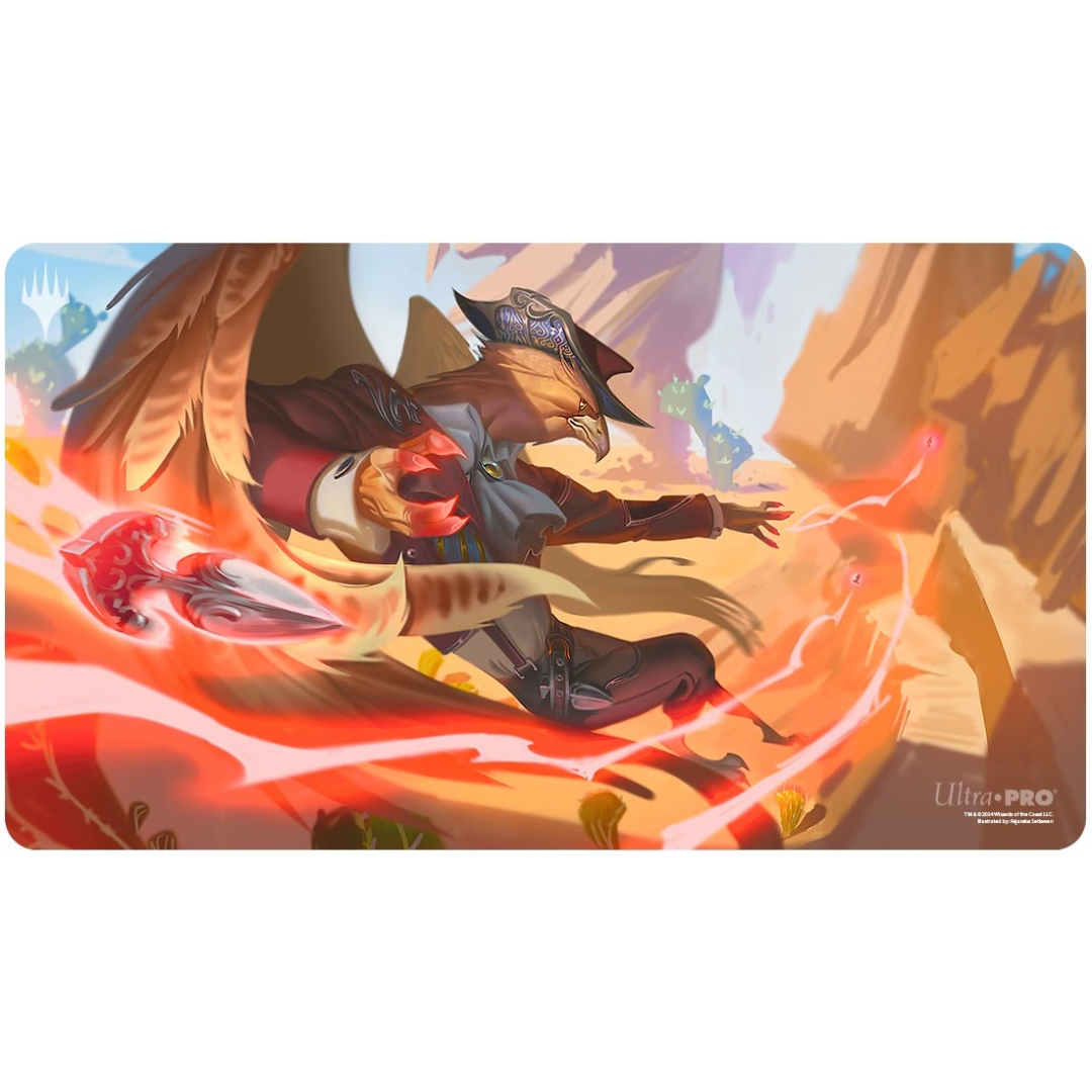 Playmat MTG Outlaws Of Thunder Junction - Red