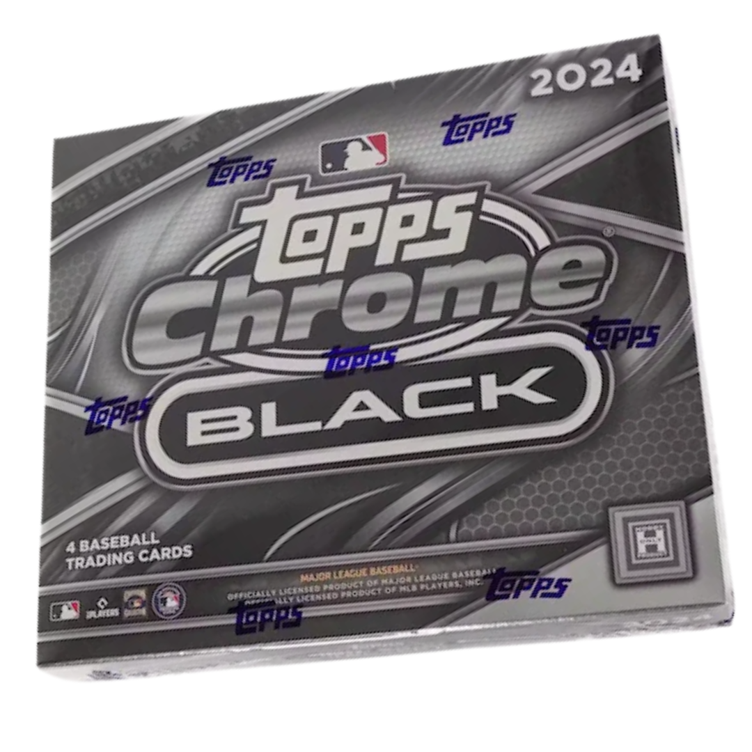 Topps Baseball 2024 Chrome Black Hobby Box CollectEdition