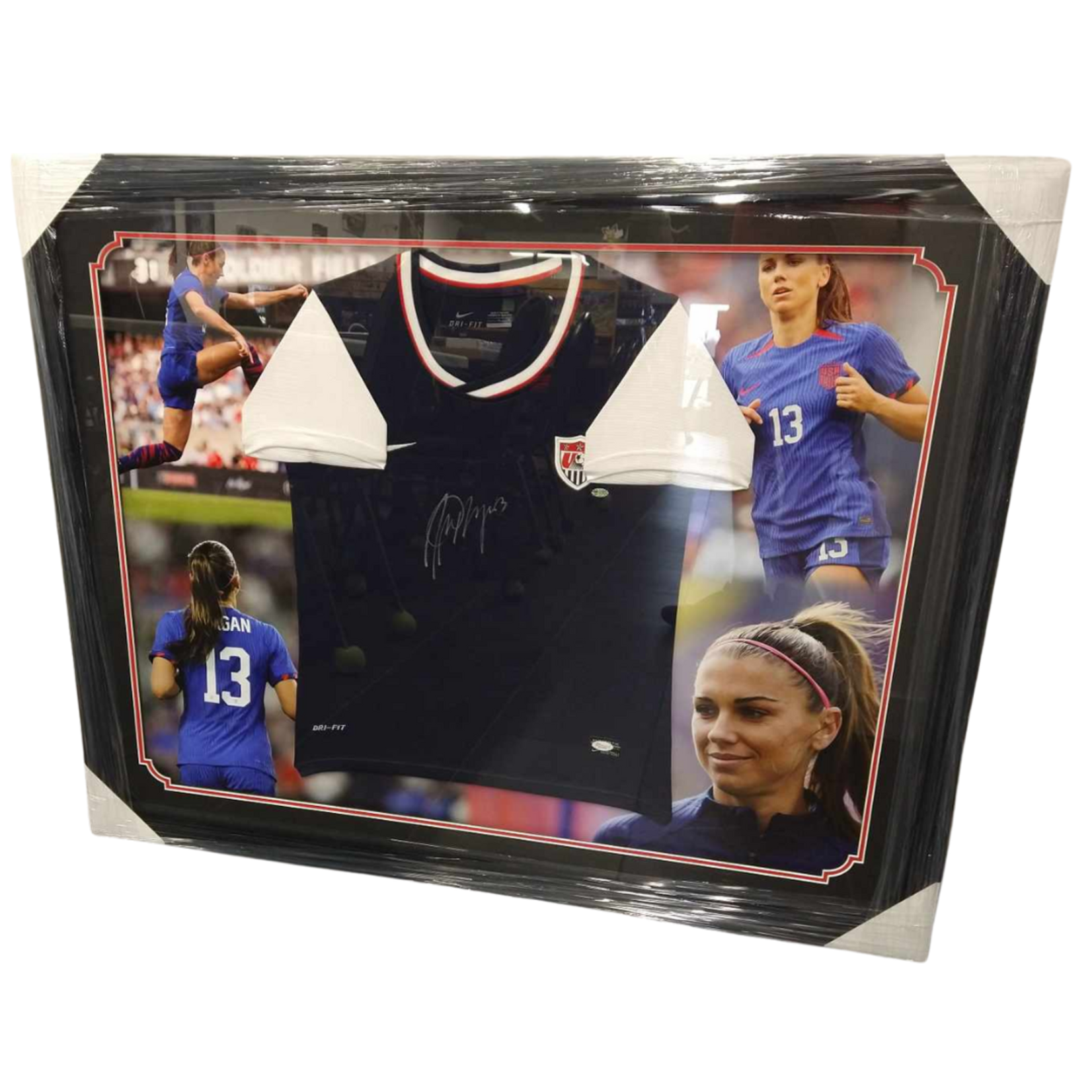 Hockey Cadre Maillot Autographié 35x43 - Alex Morgan